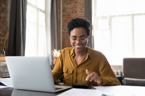 An accounting degree graduate prepares for the CPA exam.