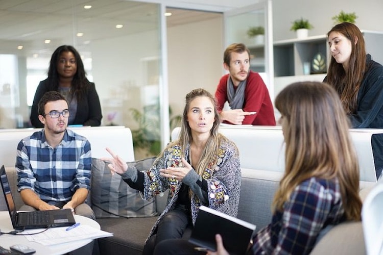 communication professionals in a meeting